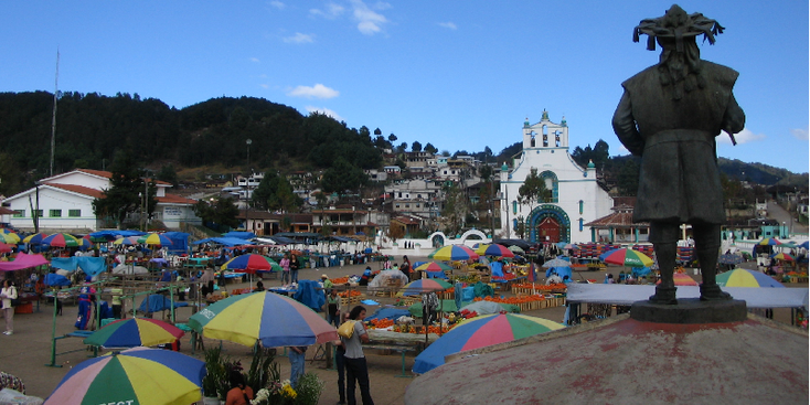 San-Juan-Chamula-plein-markt-Mexico