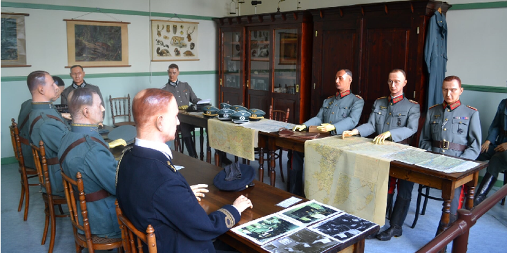Rijsoord-school-capitulatie-1940-Winkelman-WW2-Nederland-wassen-beelden