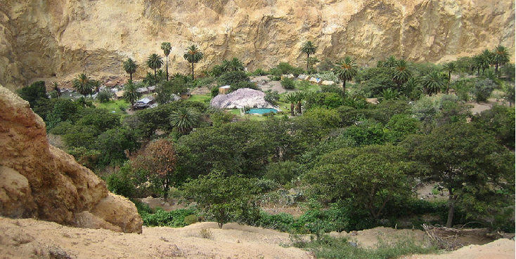 Colca-Canyon-vallei-Peru-zwembad