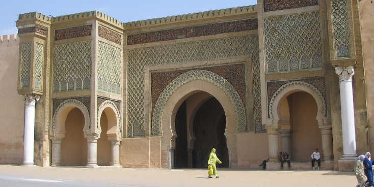 Meknes-Koningstad-Marokko-poort-Medina-Marokko