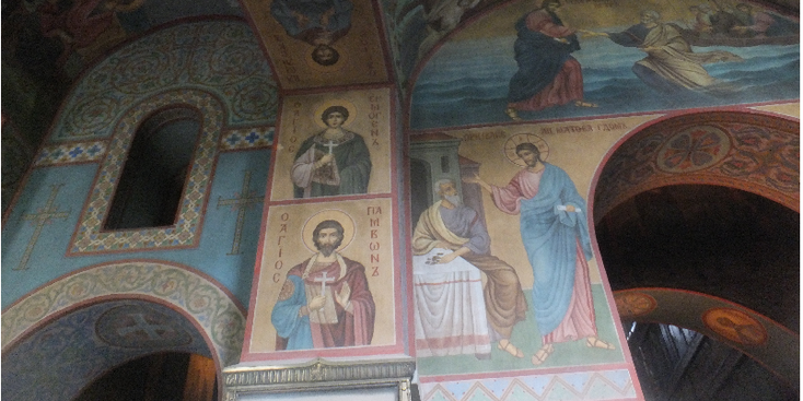 Novgorod-Sophia-kathedraal-Bijbelse-wandschilderingen-fresco-Rusland