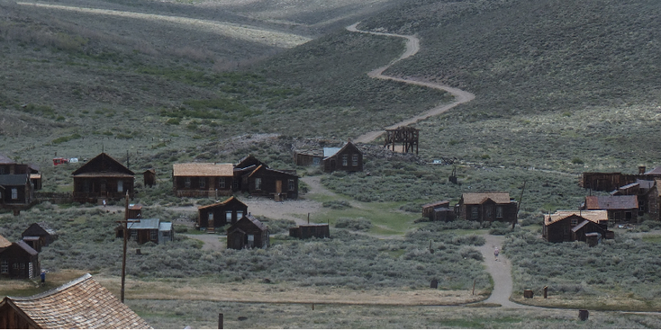 Bodie-Historical-Park-verlaten-mijnstad-barak-houten-Verenigde-Staten