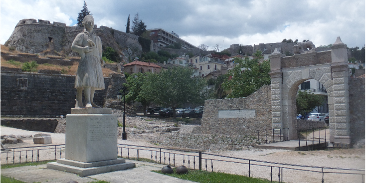 Nafplio-Palamadi-Fort-Statue-Greece