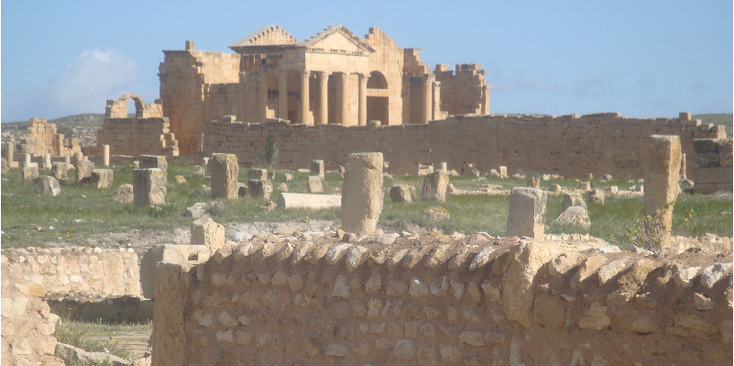 Sufetula-tempel-ruïne-Sbeitla-Romeins-archeologie-Tunesië