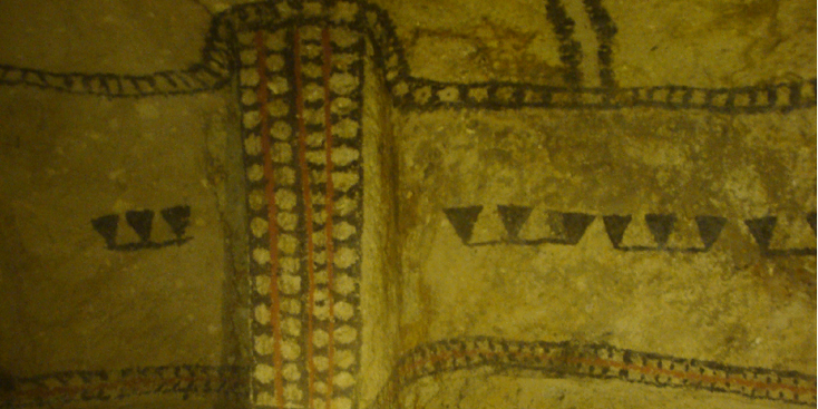 Tierradentro-San-Andres-archeologie-grotten-ondergronds-schilderingen-muur-beelden
