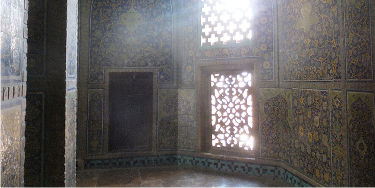 Isfahan-Imam-moskee-tegels-Iran