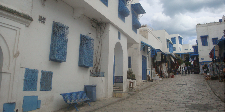 Sidi-Bou-Said-blauw-wit-Tunis-Tunesië