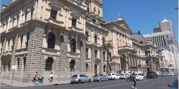 Kaapstad-Darling-Street-rechtbank-Zuid-Afrika