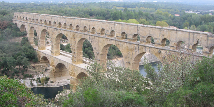 Pont-du-Gard-Romeins-Aquaduct-brug-Frankrijk