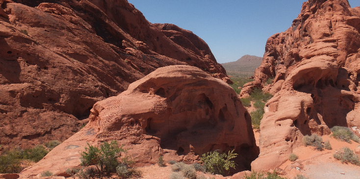 Valley-of-Fire-State-Park-rode-stenen-natuurpark-Verenigde-Staten