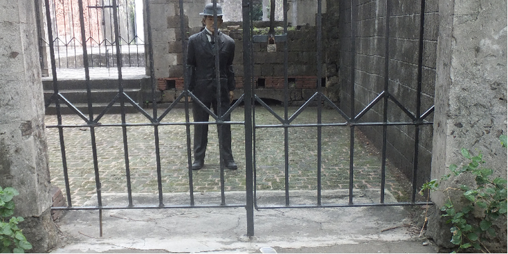 Intramuros-Rizal-stadsmuur-fort-Santiago-gevangenis-centrum-Manila-Filipijnen