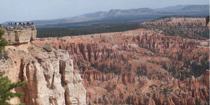 Bryce-Nationaal-park-rode-kegels-Utah-Verenigde-Staten