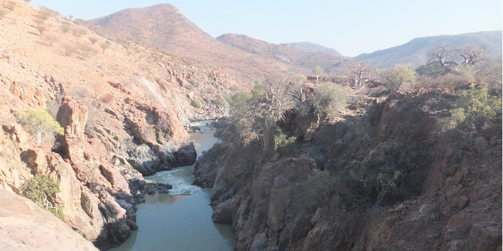Epupa-watervallen-Namibië