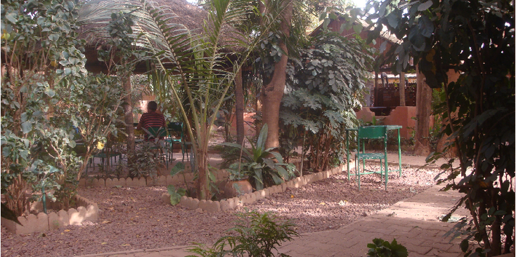 Pavillion-Vert-hostel-tuin-Ouagadougou-Burkina-Faso