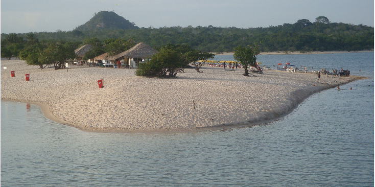 Alter-do-Chao-Island-Brazilie-Amazone-rivier-zand