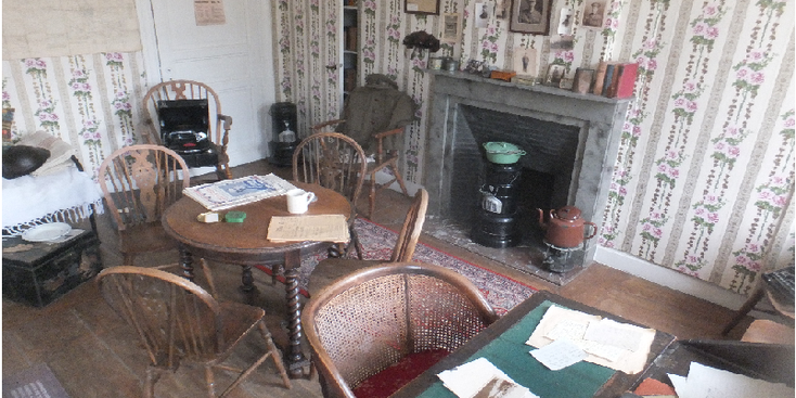 Poperinge-Talbot-House-Relax-WW1-huiskamer-haard-Brandhoek-België