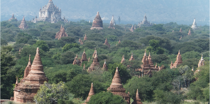 Bagan-tempels-Nyaung-U-Myanmar-Birma