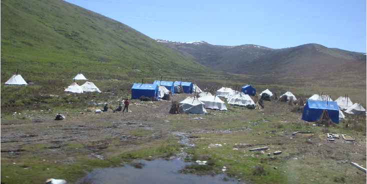 Zoige-tenten-hutten-China