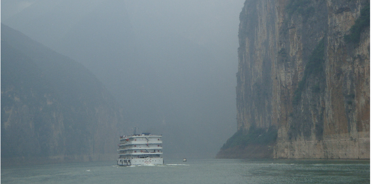 Yangtse-Yangtsze-rivier-boten-handel-China-gele-vallei-dam