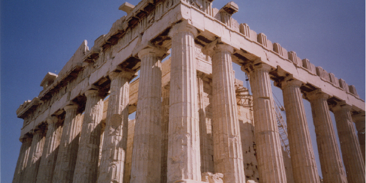 Acropolis-Parthenon-Athene-oudheid-antiek-pilaren-columns-Griekenland
