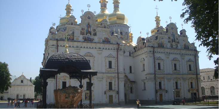 Kiev-Dormition-Cathedral-kathedraal-koepel-goud-Oekraïne