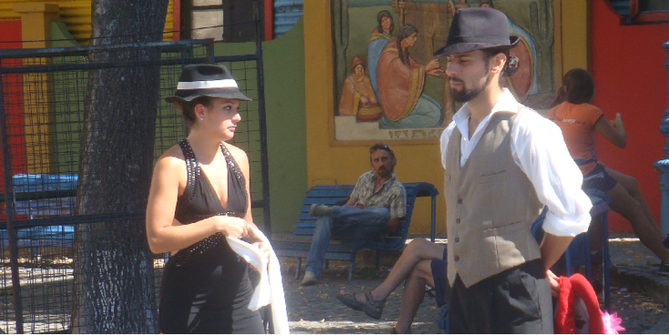 Salsa-dans-straat-Buenos-Aires-Argentinië