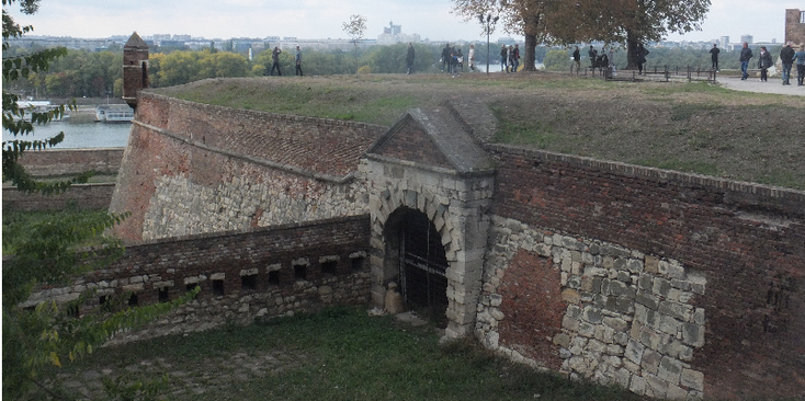 Belgrado-citadel-Kalemegdan-Sava-rivier-poort-Servië