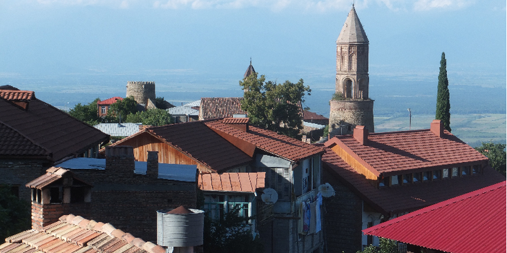 Sighnaghi-Kakheti-Georgië-kerk-toren