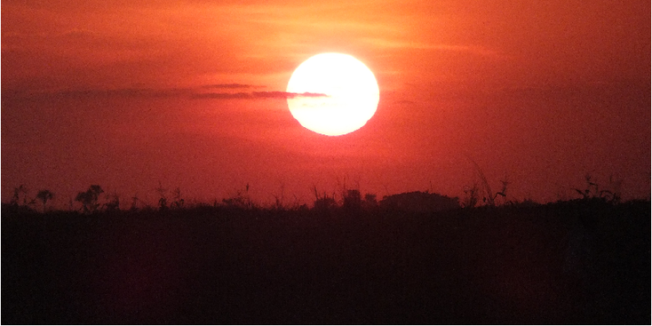Ondergaande-zon-Irrawaddy-Mandalay-Myanmar