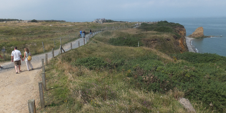 Pointe-du-Hoc-commando-D-Day-Overlord-invasie-kust-Normandië-Frankrijk-bunker