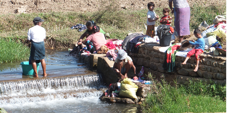 Myanmar-wassen-rivier-Birma