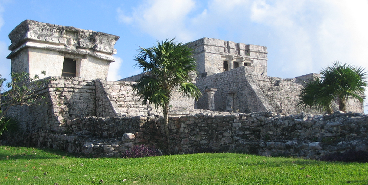 Tulum-Azteken-tempel-kust-Yucatan-Mexico