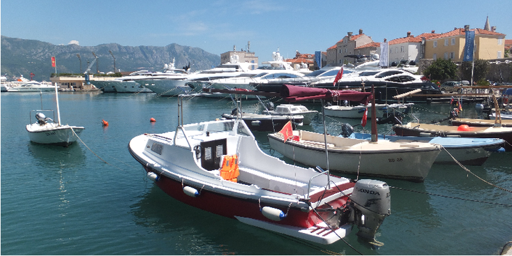 Budva-marina-haven-boten-jacht-Montenegro