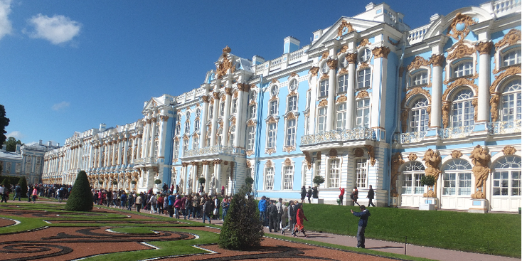 Poesjkin-Tsarskoe-Selo-Catherina-de-Grote-paleis-Rusland-Sint-Petersburg