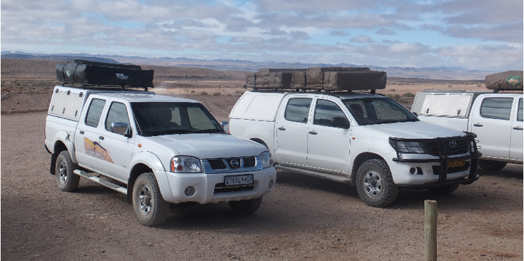 Fish-River-Canyon-kloof-uitzichtpunt-parkeerplaats-landcruiser-Namibië