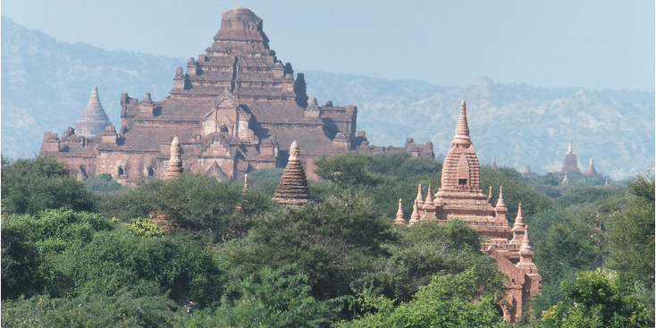 Bagan-tempels-Nyaung-U-Myanmar-Birma