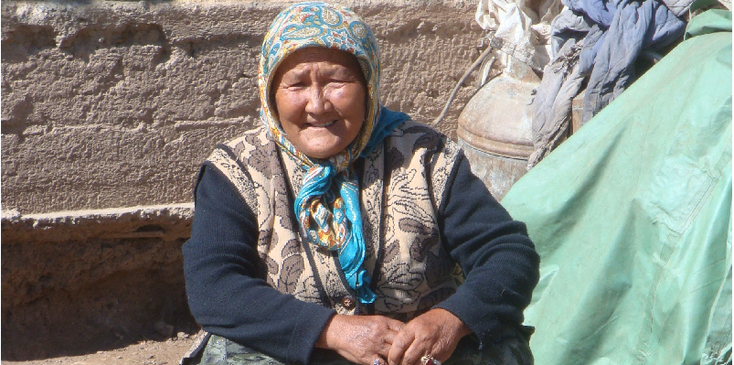 Kirgizië-lokale-vrouw