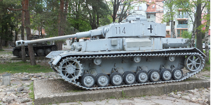 Banska-Bystrica-Tiger-tank-Duits-nazi-WW2-park-Slowakije