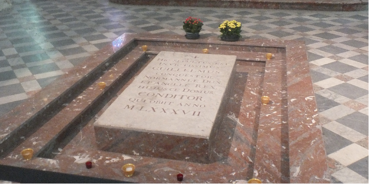 Caen-mannenabdij-graftombe-Willem-de-Veroveraar-Frankrijk