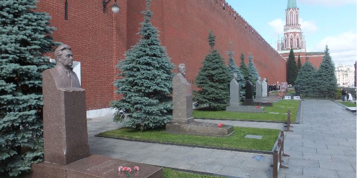 Kremlin-Brezhnev-Zhoekov-Stalin-mausoleum-Lenin-muur-monument-Moskou-Rusland