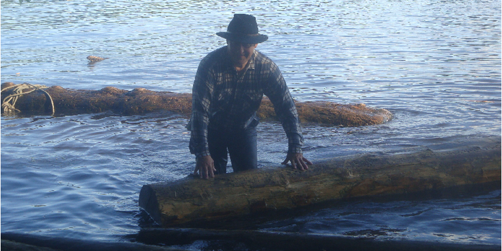 Kuopio-boomstam-varen-water-traditioneel-Finland