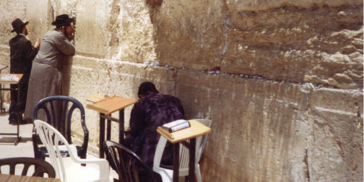 Klaagmuur-Joden-bidden-Jeruzalem-Israël-heilig