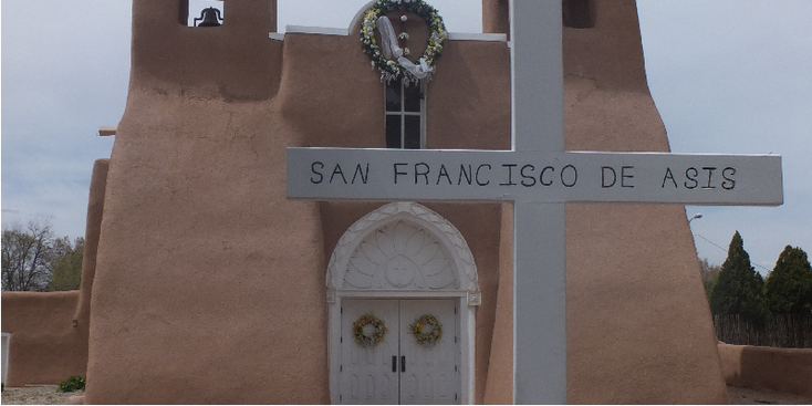San-Fransisco-de-Asis-kerk-leem-Taos-Verenigde-Staten
