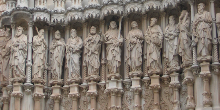 Montserrat-klooster-beelden-Barcelona-Spanje
