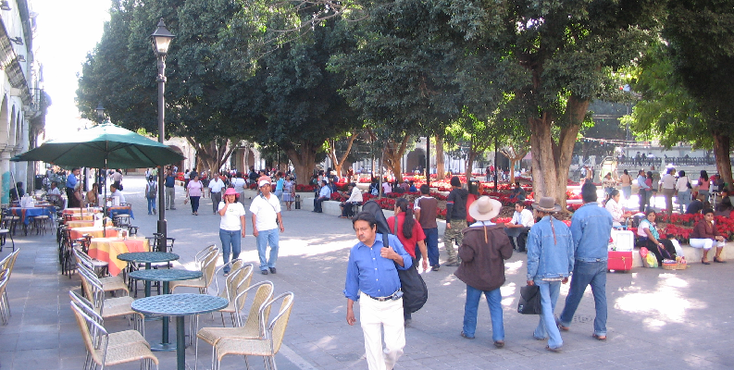 Oaxaca-plein-Plaza-Mayor-Mexico