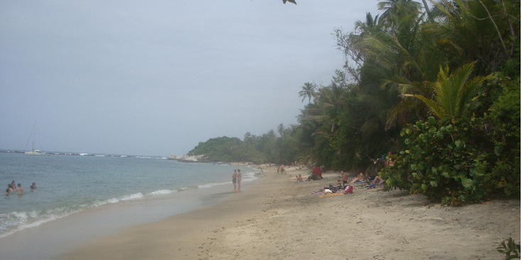 Tayrona-Nationaal-Park-Coast-Colombia-jungle-rivier