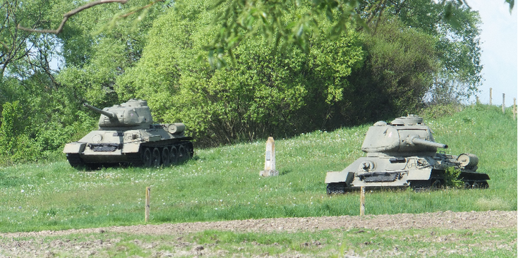 Vallei-van-de-dood-Kapisova-valley-of-the-Death-tanks-Sovjet-WW2-openluchtmuseum-Slowakije