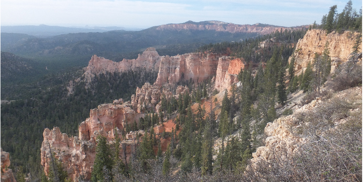 Bryce-Nationaal-park-rode-kegels-Utah-Verenigde-Staten