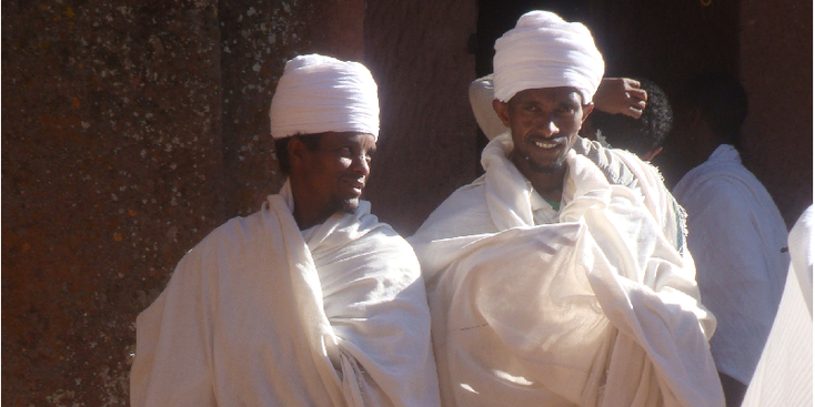 Lalibela-Ethiopië-rots-kerken-ondergronds-heilig-monnik