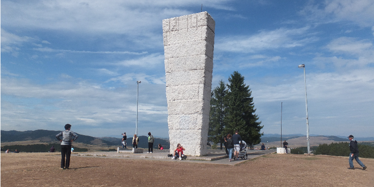 Zlatibor-nationaal-park-berg-monument-WW2-1941-nazi-uitkijk-Servië